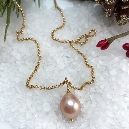 Pink Baroque Pearl Gift Set