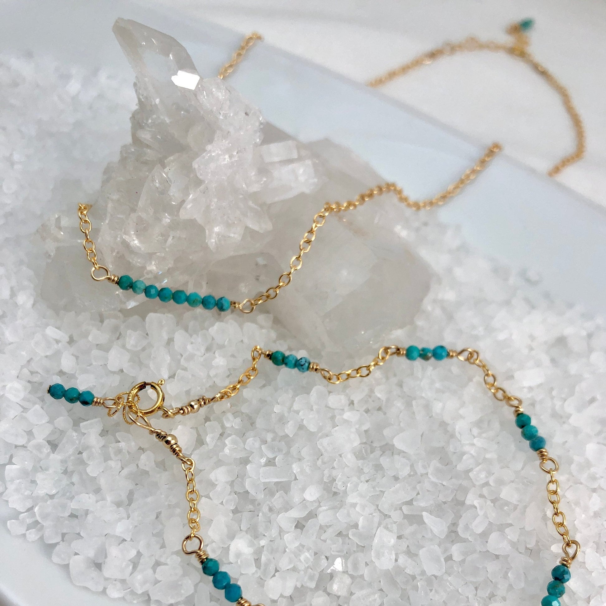 Turquoise Bar Necklace