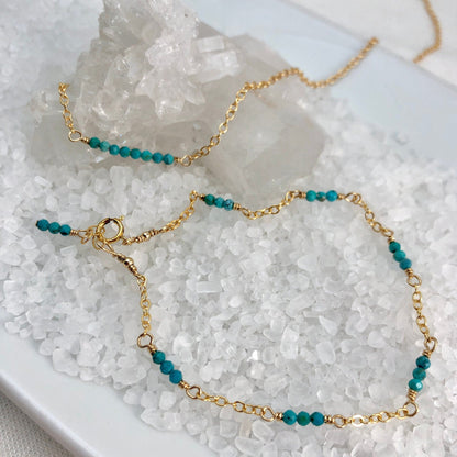 Turquoise Necklace & Bracelet Gift Set