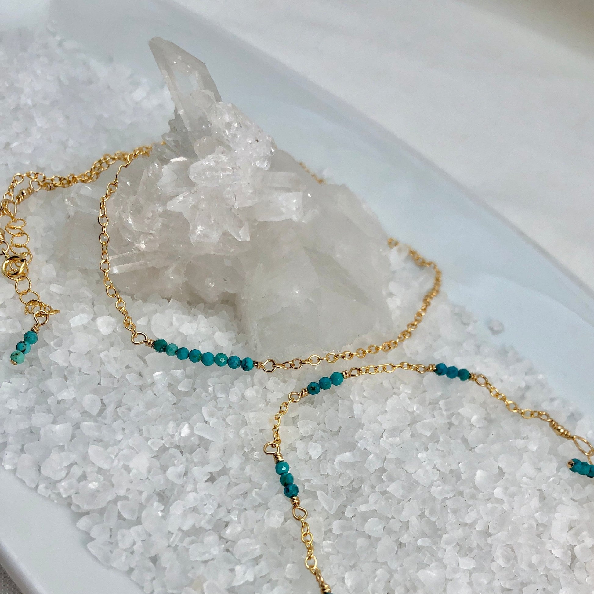 Turquoise Bar Necklace