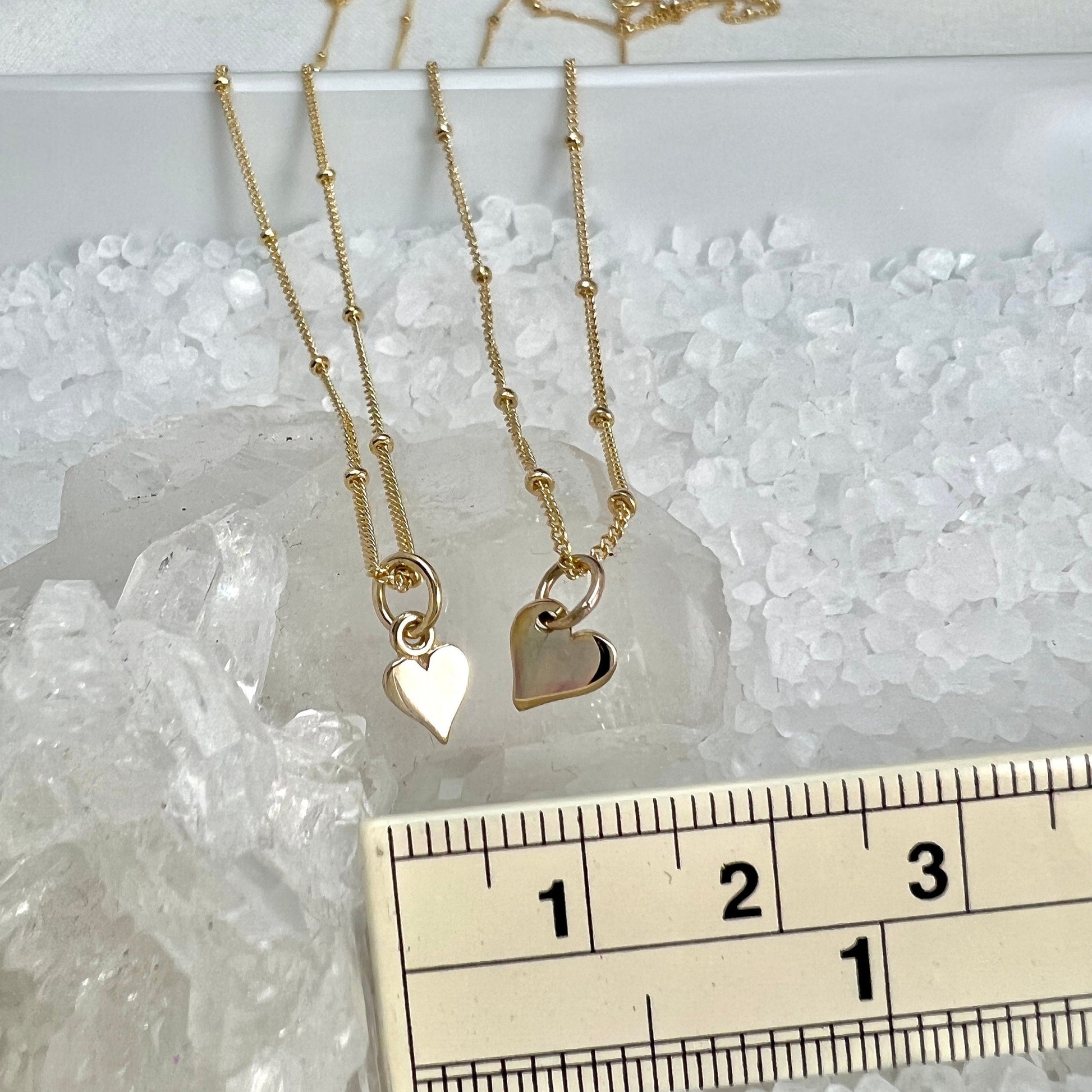 Bronze Heart Charm Necklace