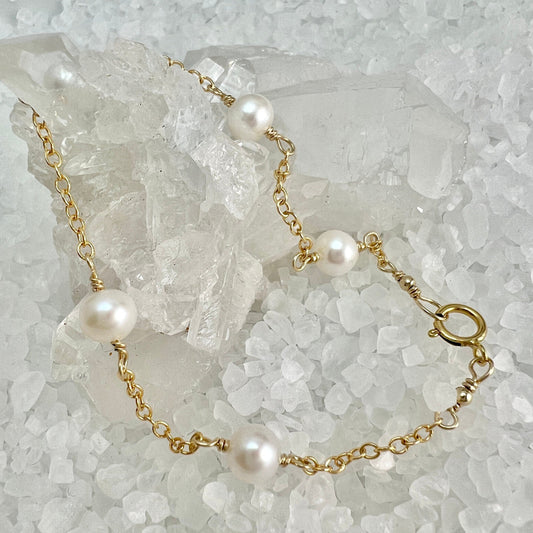 Pearl Station Bracelet
