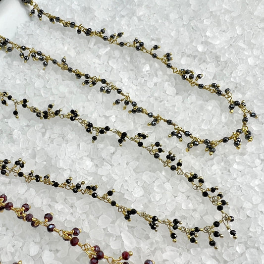 Multi-Gemstone Fringe Necklace