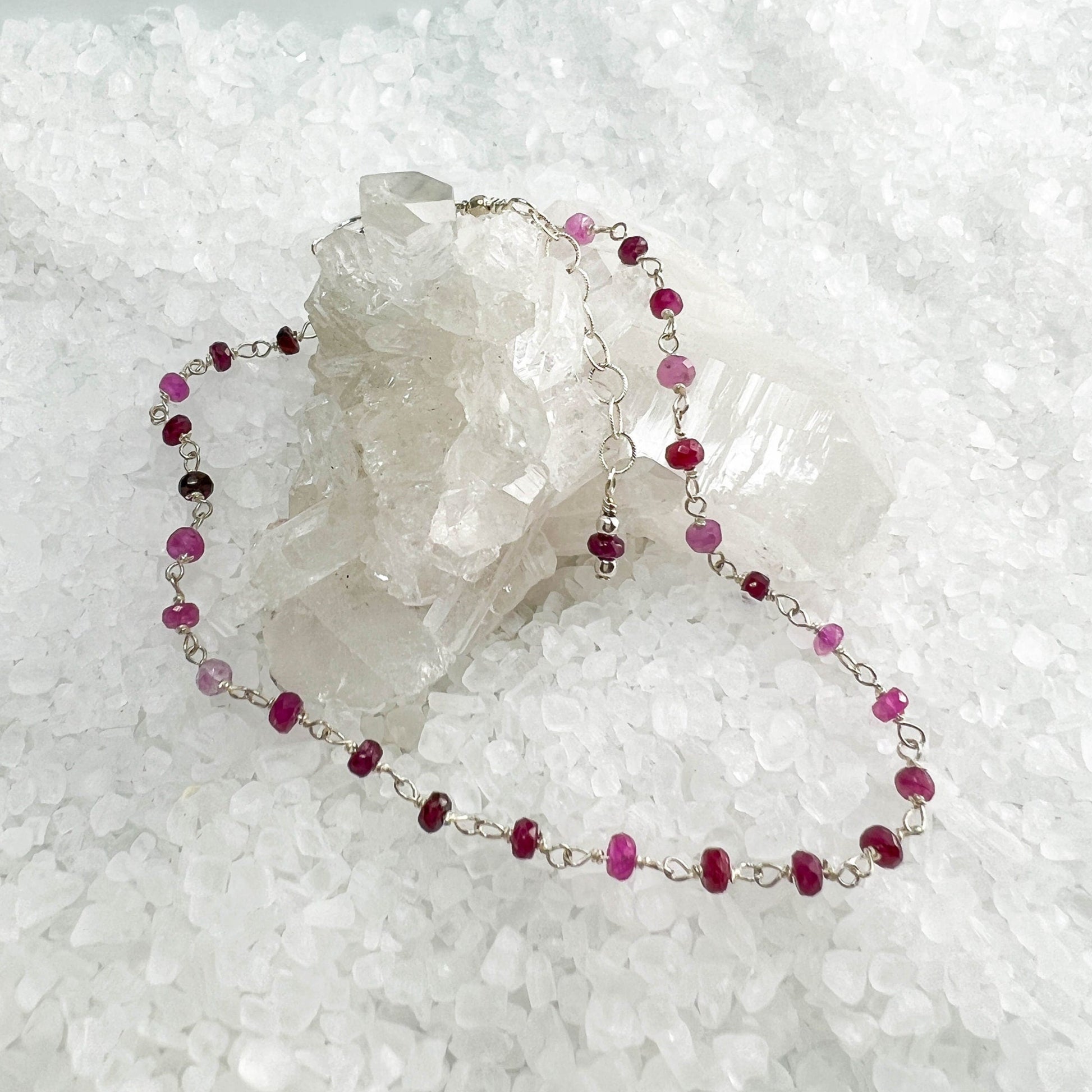 Ruby Anklet, Gemstone Anklet