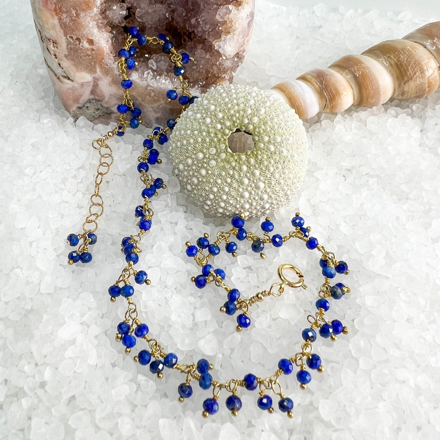 Blue Lapis Anklet