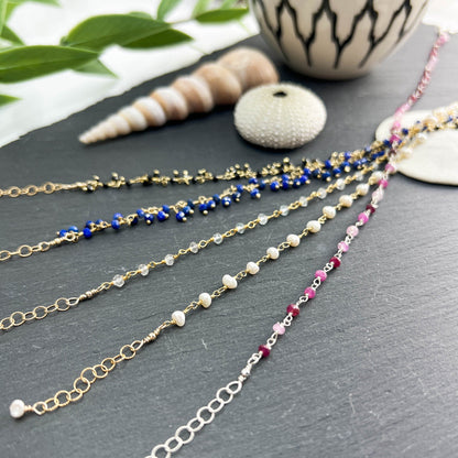 Black Spinel Anklet