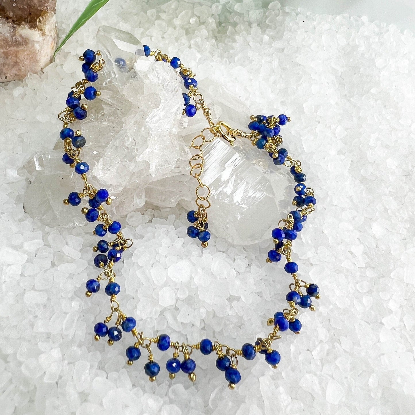 Blue Lapis Anklet